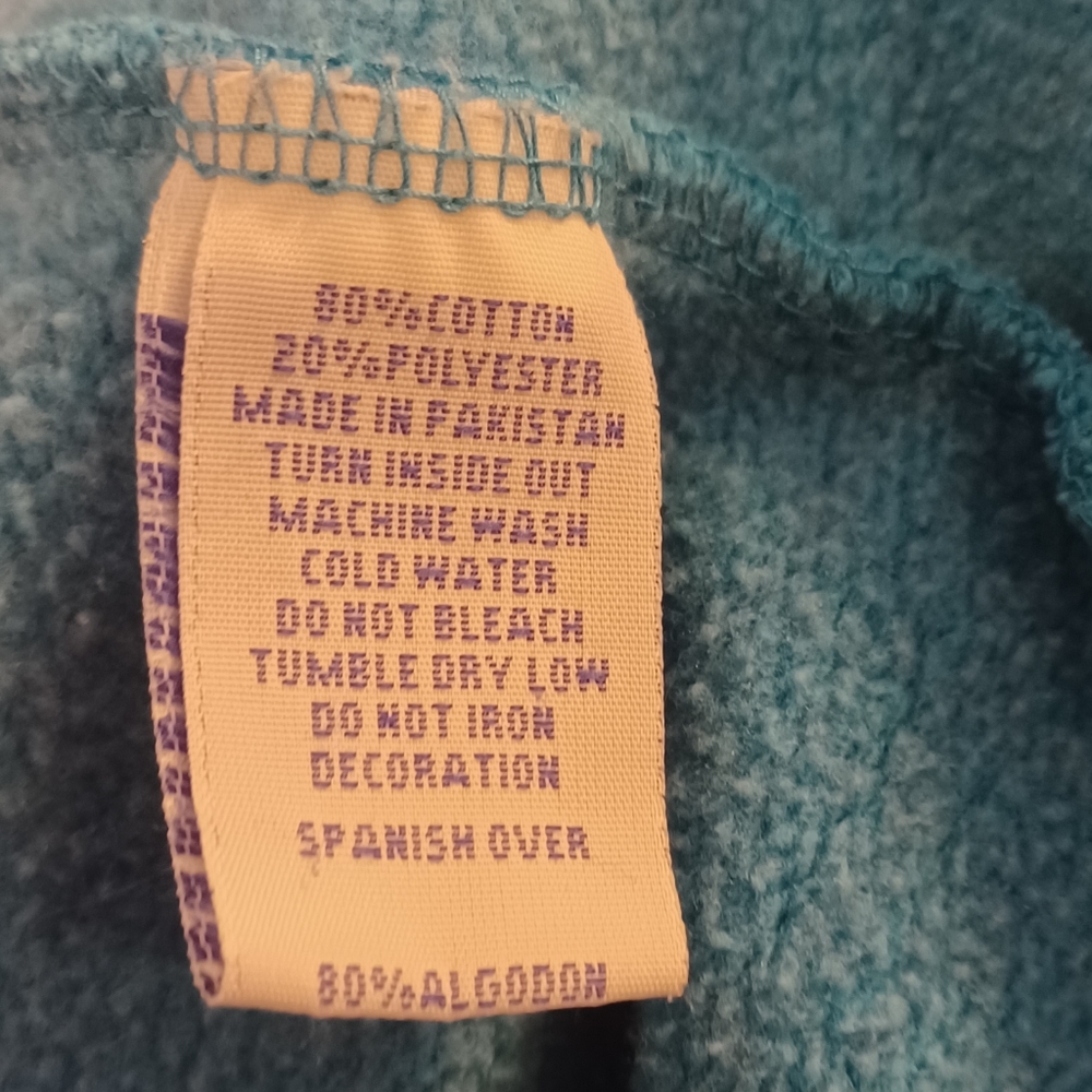 4/$60 Teal Blue Orlando Hoodie - Size Large - Picture 9 of 10